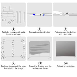 บูธจัดแสดงนิทรรศการแบบพกพาสำหรับงานแสดงสินค้างานแสดงสินค้างานแสดงสินค้า - Product Image 5