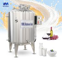 Pasteurisateur HTST professionnel à serpentin pour la stérilisation du jus de chameau, du vin, du lait, des blancs d'œufs et du jus, à vendre