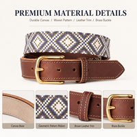 Ceinture de golf décontractée extensible, élégante et portable, prête à la vente, motif personnalisé, idéale pour l'entraînement de golf, les activités de plein air du week-end