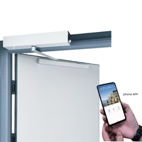 250kg Heavy Duty Smart Porte battante automatique Double opérateur 90 Angle Moteur Poussoir bras pour porte battante ouvre-porte