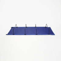 Lit léger en métal Lit de camping pour secours d'urgence en plein air Lit de camping portable Lits pliants de camping personnalisés en gros