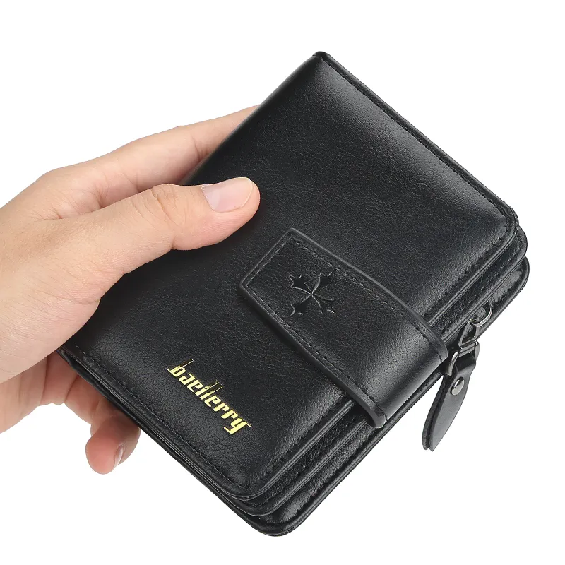 TS fashion men's multi- card wallet men leather wallet coin purse