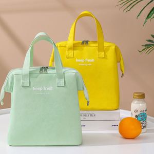 Sac isotherme personnalisé WSY105 en tissu Oxford grande capacité avec logo, sac repas portable de voyage, sac thermique - Product Image 3