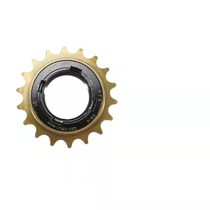 Piñón de Rueda Libre para <span class=keywords><strong>Bicicleta</strong></span> de una Sola Velocidad, <span class=keywords><strong>Precio</strong></span> Económico, 12T/14T/16T, Rueda Libre de Acero con Rosca Métrica de 35 mm - Product Image 1