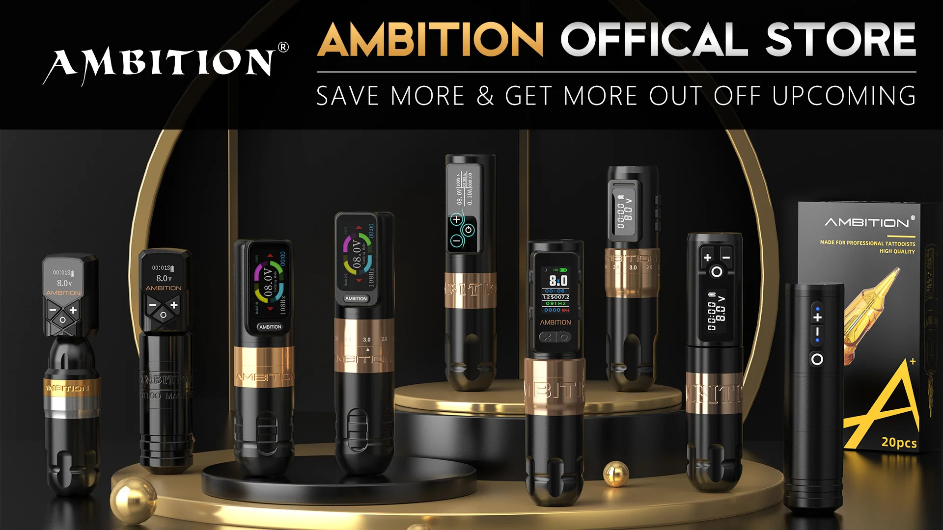 AMBITION Ninja pro　刺青 Tattoo machine Ambition Ninja pro 刺青