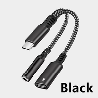 Adaptador de Audio Dajiang Tipo-C a 3.5MM, Carga Rápida PD, Divisor USB-C 2 en 1, Conector para Auriculares para Teléfono Móvil