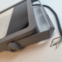 Projecteur LED d'urgence en aluminium pour stades sportifs et jardins, lumière du jour 5000K, angle de faisceau réglable, contrôle par application, intérieur