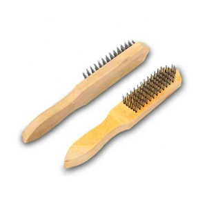 Heavy Duty Cleaning Handmade Steel Brass Wire <strong>Brush</strong> Hand <strong>Brushes</strong> With Wooden Handle - Product Image 4