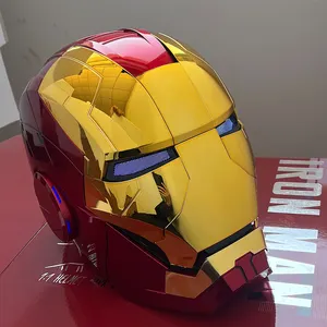 Capacete eletrônico de super herói da marvel, popular, todo o mundo, capacete mk5 para homens e mulheres