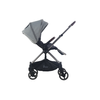 Poussette de bébé pliable de paysage élevé compacte de luxe Personnaliser la poussette