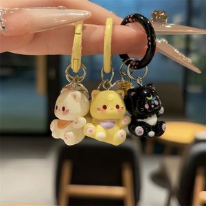 Porte-clés clochette chat mignon, pendentif style Ins pour sacs de filles, cadeau pour meilleure amie, accessoire de porte-clés - Product Image 3