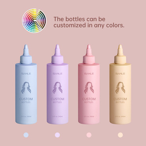 ขวดพลาสติกแบบกำหนดเอง Sanle ขนาด 250 มล. ขวดบีบปากแหลมสำหรับบรรจุของเหลวสำหรับการดูแลส่วนบุคคล - Product Image 4