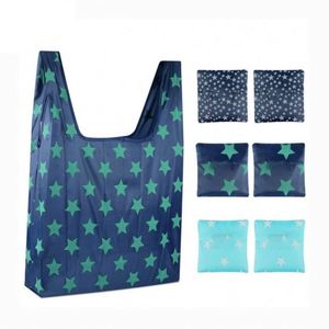 Large Eco-friendly Foldable <b>Waterproof</b> <b>Drawstring</b> Shopping <b>Bag</b> Portable Storage Reusable Tote Custom Logo Printing Stocked <b>Bag</b> - Product Image 2