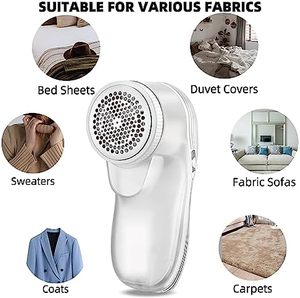 Mini Rasoir Anti-Bouloches Électrique Portable en ABS Écologique pour Vêtements et Tissus, Éliminateur de Peluches et de Poils pour Pulls - Product Image 4