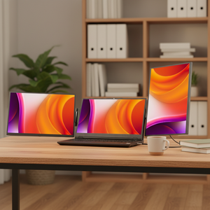 Nouvel <span class=keywords><strong>écran</strong></span> LCD portable SIBOLAN de 16 pouces, IPS, 2560x1600P, USB-C, 60Hz, 100% SRGB, haut-parleur intégré, pour ordinateur portable, usage professionnel et gaming - Product Image 1