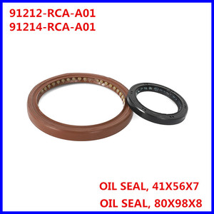 Joint d'étanchéité de vilebrequin Honda Acura 91212-RCA-A01 91214-RCA, avant et arrière, en caoutchouc nitrile, pièce de rechange neuve - Product Image 5