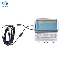 Moniteur de qualité de l'eau numérique Water Crown pour piscine (pH et chlore) avec capteur extérieur pour piscines enterrées et hors sol, idéal pour villas et hôtels