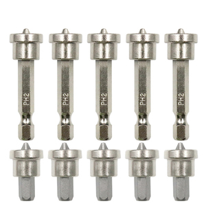 Destornillador <span class=keywords><strong>Hexagonal</strong></span> de Acero Aleado S2 PH2, Destornillador de Penetración que Evita el Sobretorsión para Tableros de Yeso y Madera - Product Image 4