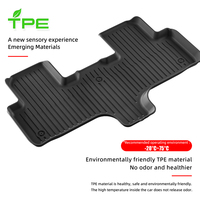 Nouveaux produits 3D TPE tapis de coffre étanche facile à nettoyer tapis de coffre arrière antidérapant pour Tesla modèle YL 2025 court 6 sièges
