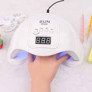 Lampe à ongles UV LED 48W, 24 LED, séchage rapide du vernis gel, avec plaque inférieure, capteur intelligent USB, lampe à ongles pour salon - Product Image 2