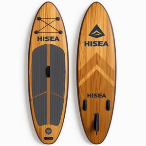 Hisea AL1 thiết kế mới câu cá rõ ràng 10ft 11FT 12ft 13ft bán buôn lướt mái chèo đứng lên Inflatable mái chèo Board sup Board - Product Image 1