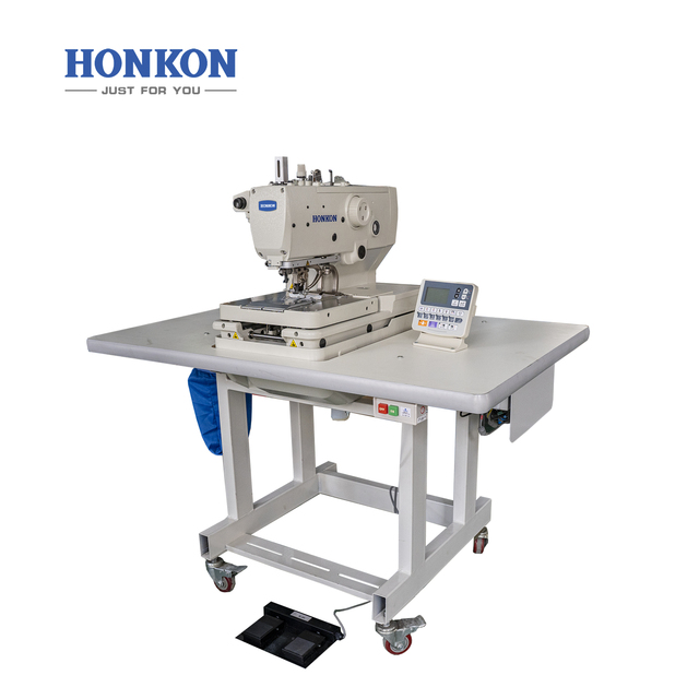 HK-9820  Apparel MachineryHigh Speed Computer Eyelet Button Holer Sewing Machine
