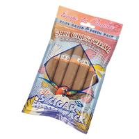 Sac de cave à cigares en plastique de conception personnalisée avec réduction tarifaire de couche d'humidificateur intégrée