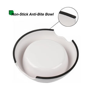 व्यक्तिगत melamine स्टेनलेस स्टील कुत्ते के साथ पानी और foodbowl कोई फैल पानी का कटोरा रबर की अंगूठी - Product Image 3