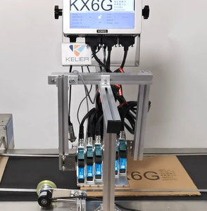 طابعة TIJ Inkjet الأوتوماتيكية المستمرة ، ماكينة شبكة الترميز بالدفع عبر الإنترنت ، حالة جديدة لترميز شعار رقم تاريخ البيض - Product Image 2