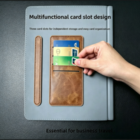 Étui universel pour tablette en cuir PU mince de 10 pouces, porte-cartes de protection, couverture rabattable pour iPad 10 (A16) 11e génération 10,9 / iPad Air 6 7