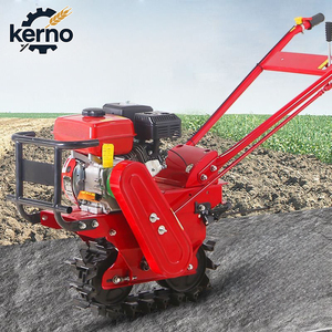 Reliable Multi Functional Chain Rail Tiller Power Tiller Diesel Engine 7-9HP Energy Saving Large Area Farm Land <b>Cultivation</b> Work - Product Image 1
