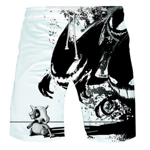 Shorts de Baño para Hombre y <span class=keywords><strong>Mujer</strong></span>, Diseño 3D de Pikachu, Estilo Harajuku, Pantalones Cortos Casuales, Shorts de Natación con Estampado de Pikachu - Product Image 1