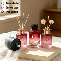Bouteille diffuseur de parfum en verre dégradé de luxe en gros 100ml 150ml 200ml – Contenant vide pour aromathérapie et parfum d'ambiance pour la maison