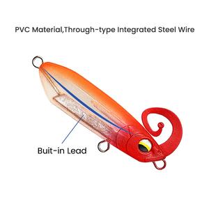Vendita calda esca dura che affonda esca <span class=keywords><strong>da</strong></span> <span class=keywords><strong>pesca</strong></span> con <span class=keywords><strong>filo</strong></span> <span class=keywords><strong>di</strong></span> acciaio integrato <span class=keywords><strong>di</strong></span> tipo passante con ganci - Product Image 4