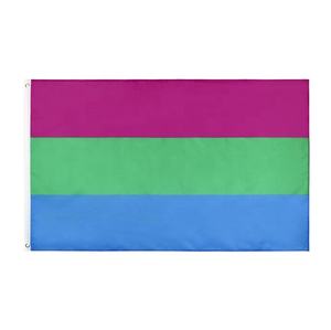 Precio de fábrica Bandera del orgullo del Oso de 3x5 pies LGBTQIA Oso Hermandad Gay Arco Iris Banner - Product Image 6