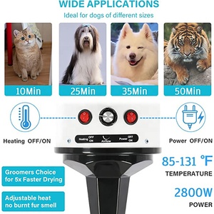 Secador de pelo para perros y gatos profesional de alta velocidad <span class=keywords><strong>Air</strong></span> <span class=keywords><strong>Force</strong></span> Grooming Pet Blower Dog Hair Dryer - Product Image 5