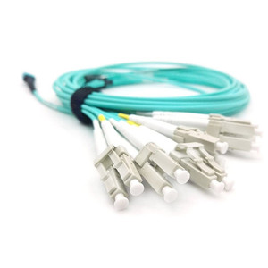 1m 3ft MPO nữ đến 6 <span class=keywords><strong>LC</strong></span> UPC <span class=keywords><strong>Duplex</strong></span> 12 sợi OM3 <span class=keywords><strong>50</strong></span> <span class=keywords><strong>125</strong></span> <span class=keywords><strong>Multimode</strong></span> HD bif Breakout Cáp loại một Elite LSZH Aqua - Product Image 6