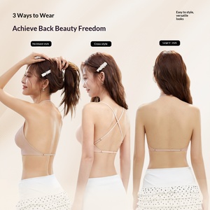 Seamless Backless <strong>Bra</strong> Multi-way Straps Deep U <strong>Low</strong> <strong>Back</strong> Lingerie Wireless Invisible Underwear <strong>for</strong> Backless Wedding <strong>Dress</strong> OEM - Product Image 2