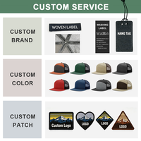 Gorras Trucker Negras de 7 Paneles con Visera Plana, Ajustables, con Parche Bordado de Logotipo Personalizado, Modelo Ri 168 para Hombre