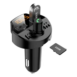 T66 5.0V Bt Carkit Zender & Ontvanger Usb Charger Sd-kaart Auto MP3 En Speler