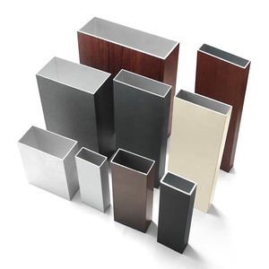 ท่ออลูมิเนียมสี่เหลี่ยม6063 6061แบบกำหนดเองกระบวนการเชื่อมแบบโค้งมน/ทรงสี่เหลี่ยมที่แตกต่างกัน - Product Image 1