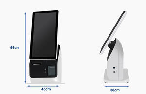 Kiosco de pago con pantalla táctil todo en uno de 15,6 pulgadas, sistema POS en línea para tarjeta de débito, Facturación de restaurante, contadores de pago convenientes - Product Image 6