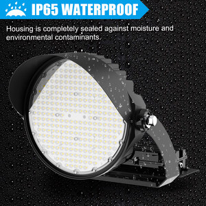 EN STOCK EN EE. UU. Proyector LED de Alta Potencia de 600W IP65 para Canchas de Tenis y Campos de Fútbol, Construcción de Aluminio, Garantía de 5 Años - Product Image 3
