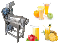 Extracteur de presse-agrumes professionnel commercial 1 t/h pour l'industrie des boissons