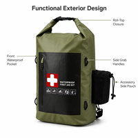 Sac de premiers secours imperméable, grande capacité, sac à dos médical d'urgence, pour le camping en plein air, la navigation de plaisance, les outils de soins personnels