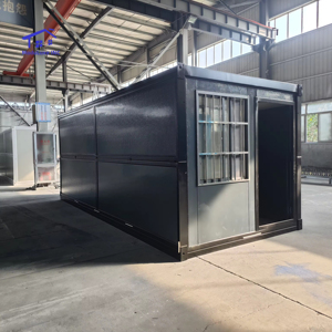 Conteneurs modulaires préfabriqués pliables de 20 pieds en gros, maison miniature, maison préfabriquée, cabine portable pour hôtel - Product Image 3