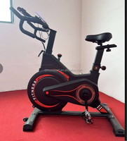 Vélo de spinning intelligent à contrôle magnétique en acier avec volant d'inertie de 13 kg pour la musculation, la combustion des graisses, le cyclisme en intérieur et l'exercice cardio à domicile