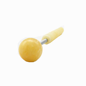 Boule de massage en topaze jade 100% naturelle, masseur manuel pour le corps, pour soulager les douleurs musculaires et la libération myofasciale, outil de récupération physique - Product Image 2