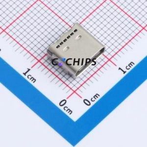 BX-TYPE-C-MWT24P-7.9 USB Connector SMD Connector Type-C Female Horizontal Mount 24P - Product Image 1