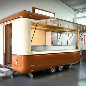 Xe tải thực phẩm nhà bếp di động mới: Pizza/Cà Phê/Đồ uống lạnh/Xúc Xích/thức ăn nhanh và đồ ăn nhẹ nhà hàng kem - Product Image 5